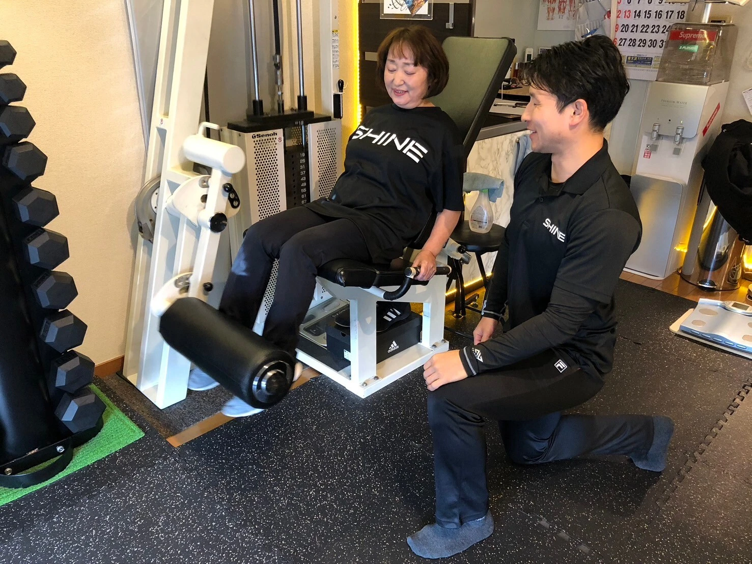 食事指導とトレーニングの充実したメニュー